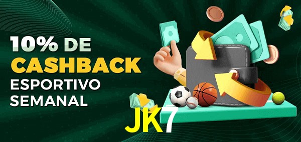 10% de bônus de cashback na JK7