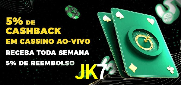 Promoções do cassino ao Vivo JK7